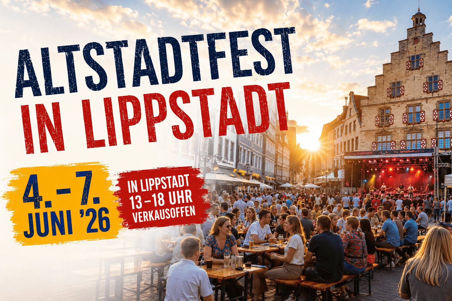 Altstadtfest Lippstadt 2026 – 4. bis 7. Juni in der historischen Altstadt