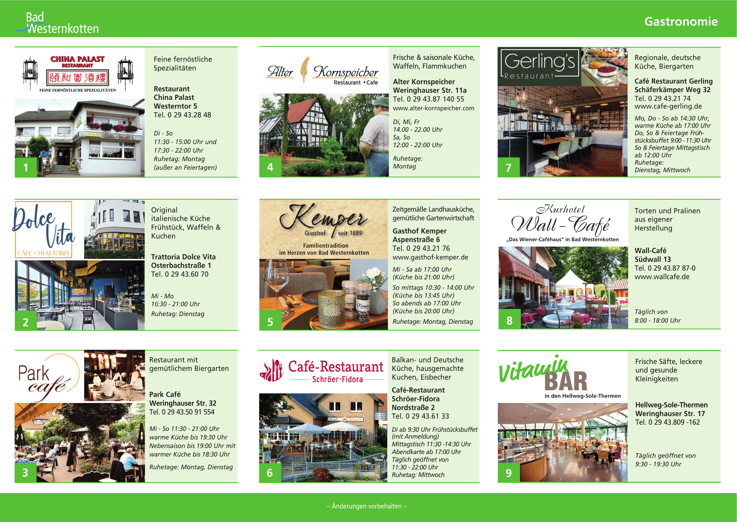 Gastronomie Bad Westernkotten 2025 Seite 2