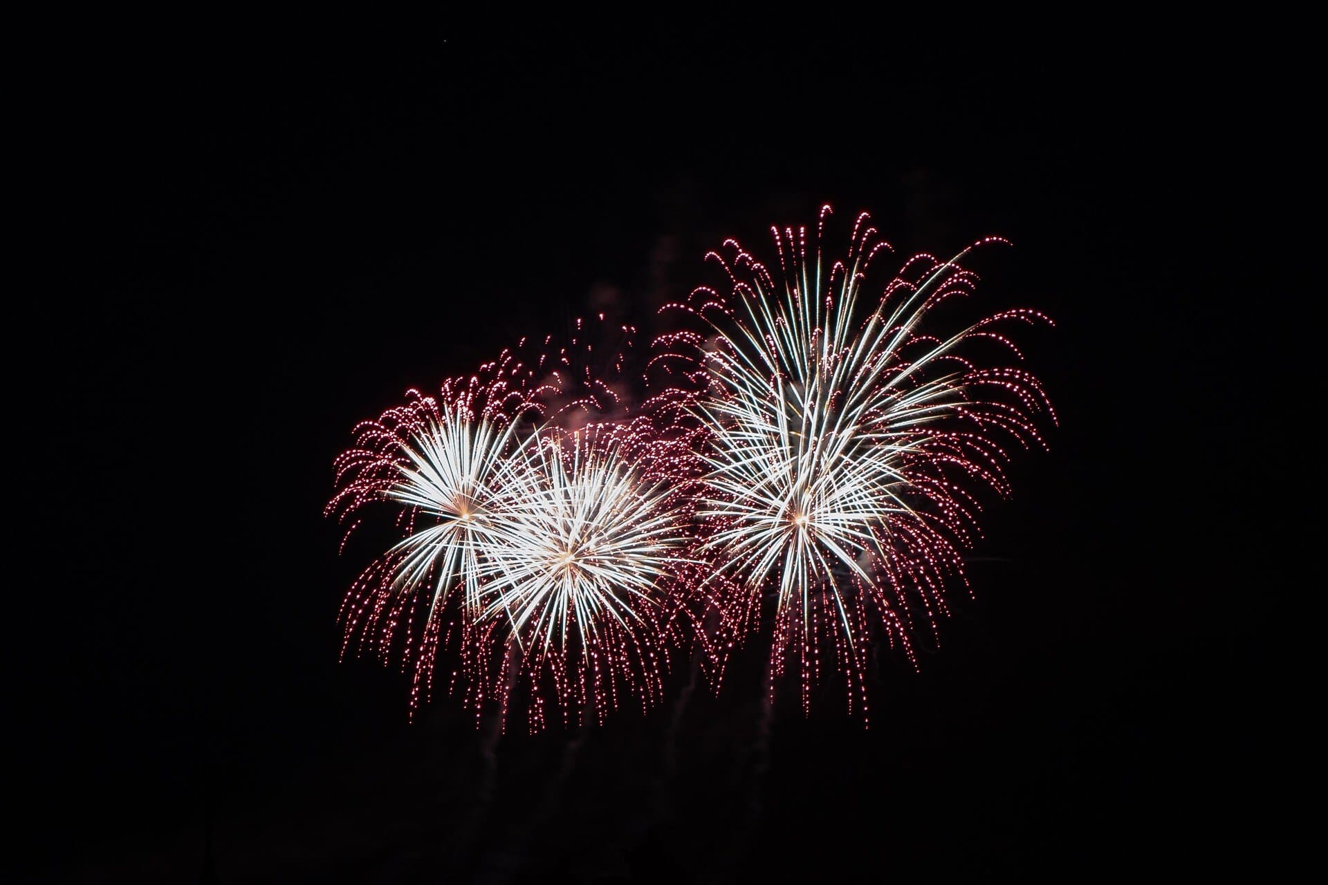 Feuerwerk beim Steinfest Anroechte